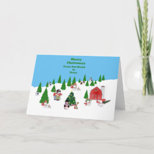 Snow Baby Christmas Card