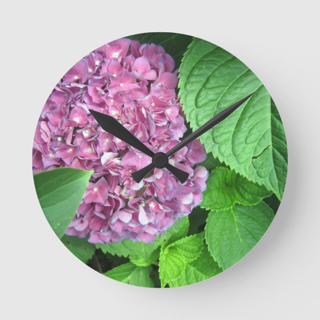 Snow Ball Round Clock (Front)