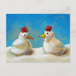 Snow Birds change of address custom cards