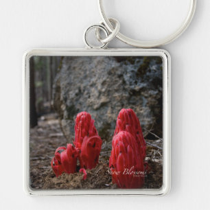 Snow Blossoms Key Ring