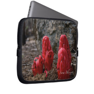 Snow Blossoms Laptop Sleeve