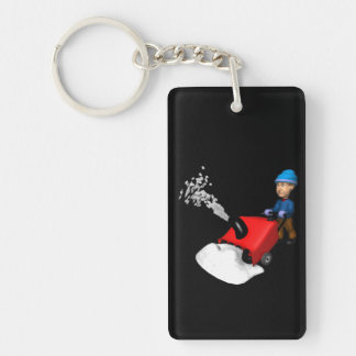 Snow Blower Key Ring