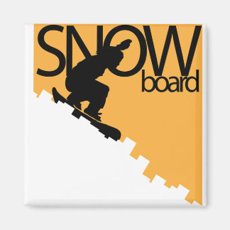 snow board magnet