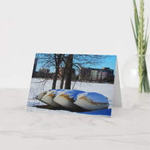 "Snow Boats" Christmas Card
