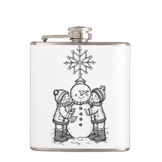 snow boys hip flask