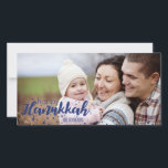 Snow Bubbles Happy Hanukkah Photo Card<br><div class="desc">Cute and stylish Snow Bubbles Happy Hanukkah Photo Card is perfect for your card sending this holiday season.  Has matching accessories.</div>