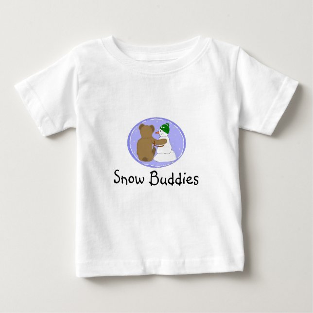 Snow Buddies Baby T-Shirt (Front)
