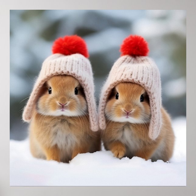 Snow Bunnies Poster (Front)