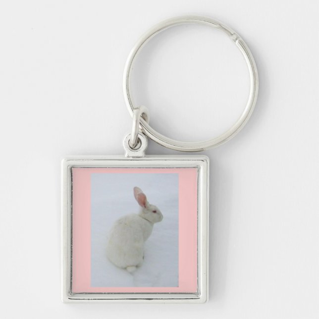 Snow Bunny Key Ring (Front)