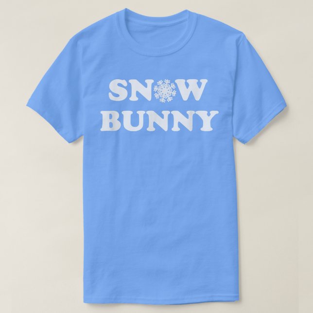 Snow Bunny Winter Sports  T-Shirt (Design Front)