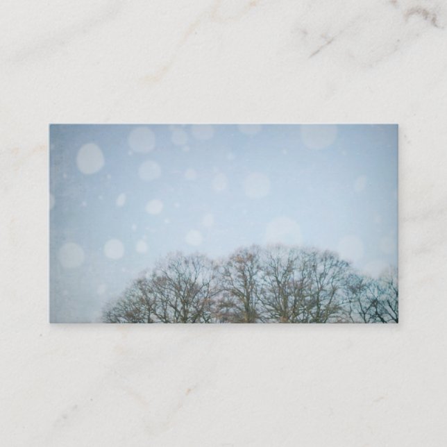 Snow Business Card (Front)