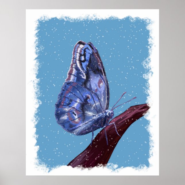 Snow Butterfly Poster (Front)