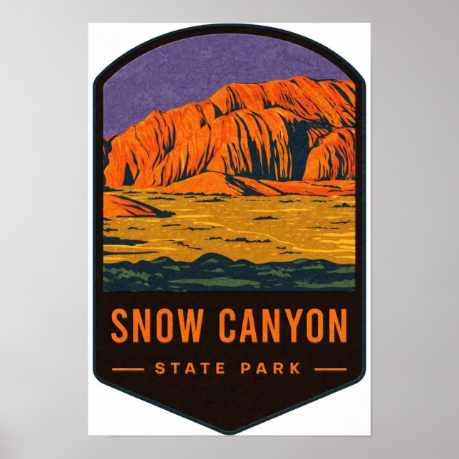 Snow Canyon State Park Poster (Front)
