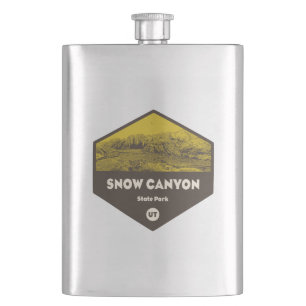 Snow Canyon State Park Utah Hip Flask
