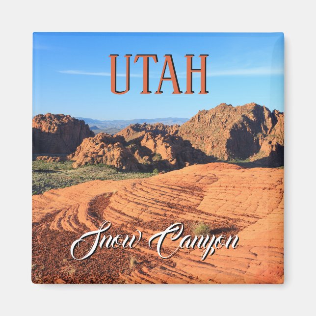 Snow Canyon Utah Magnet (Front)