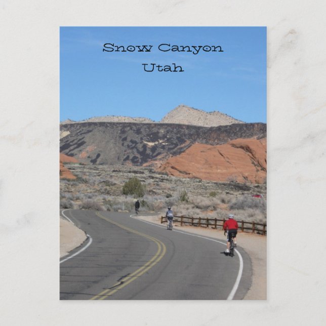 Snow Canyon Utah Postcard (Front)