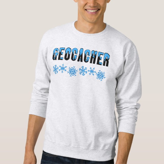 Snow Capped Geocacher Sweatshirt (Front)