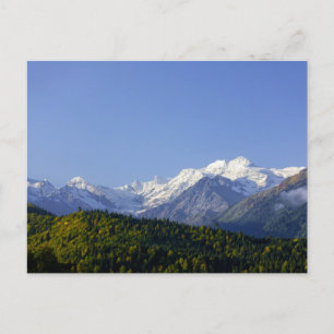 Snow capped Great Caucasus Mountains postcard