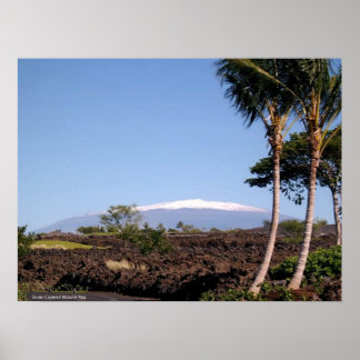 Snow-Capped Mauna Kea Poster