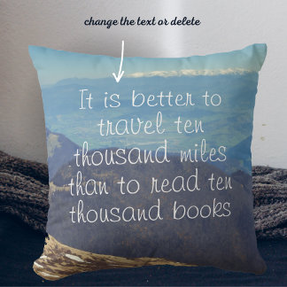 Snow-capped mountain peaks cushion