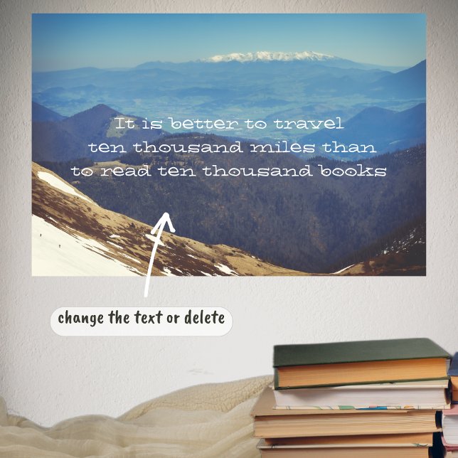 Snow-capped mountain peaks poster (Creator Uploaded)