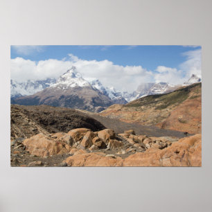 Snow-Capped Mountains Poster