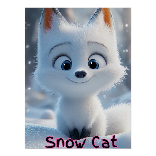 Snow Cat Poster (Front)