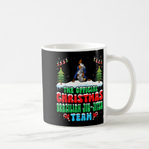 Snow Christmas Brazilian jiu-jitsu Martial Arts Coffee Mug