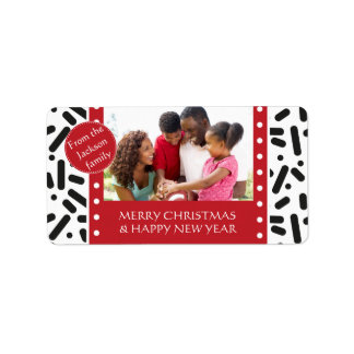 Snow - Christmas Stationary and Gifts Label