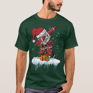 Snow Christmas Winter Time Fairy Lights Santa Clau T-Shirt