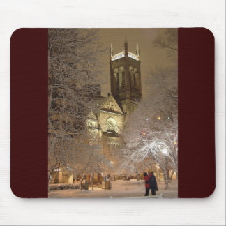 snow_church_couple_tv mouse pad