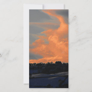 Snow Cloud over Newtown Phone Holiday Card