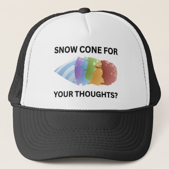 Snow Cone Trucker Hat (Front)