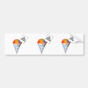 Snow Cones Bumper Sticker