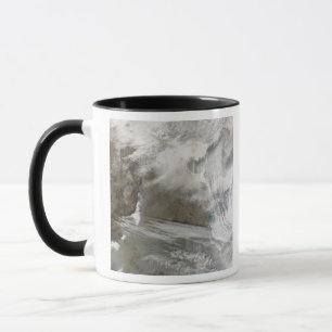 Snow cover encircles Bo Hai Mug
