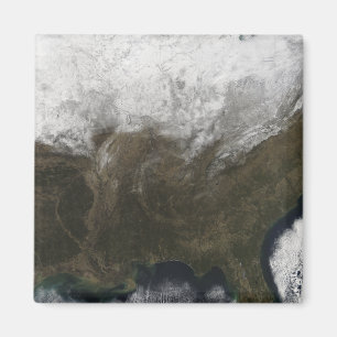 Snow cover over the United States Magnet