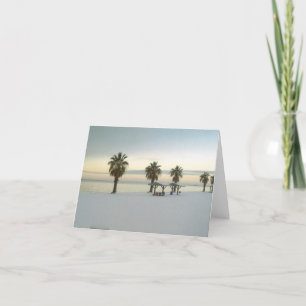 Snow-covered Bayfront card