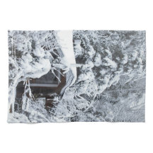 Snow Covered Cottage in the Gardens