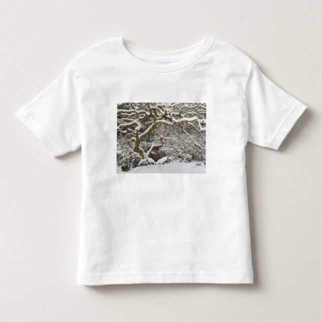 Snow-covered Japanese maple Toddler T-Shirt (Front)