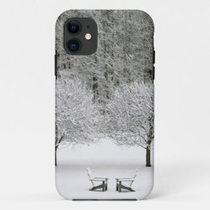 Snow covered landscape iPhone 11 case