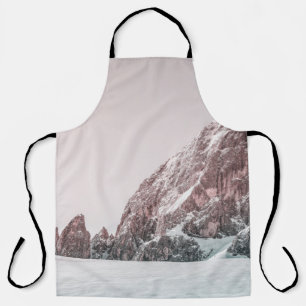 SNOW COVERED MOUNTAIN APRON