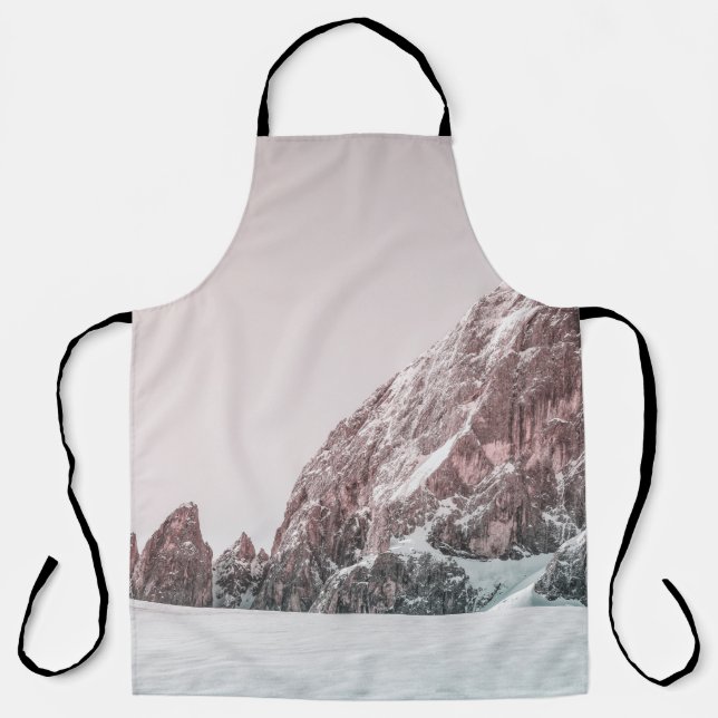 SNOW COVERED MOUNTAIN APRON (Front)