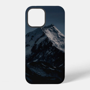 SNOW COVERED MOUNTAIN DURING NIGHTTIME iPhone 12 CASE