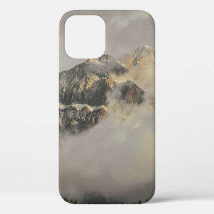 SNOW COVERED MOUNTAIN UNDER CLOUDY SKY DURING DAYT iPhone 12 CASE