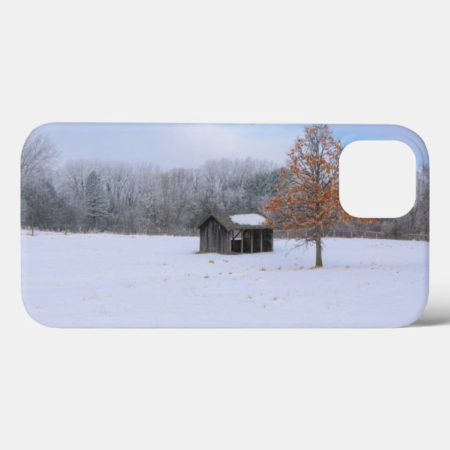 Snow Covered Paddock Case-Mate iPhone Case (Back (Horizontal))