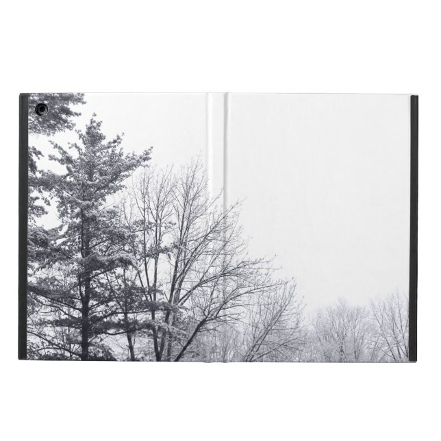 Snow-covered Trees: Horizontal Cover For iPad Air (Outside)