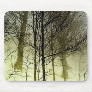 Snow Covered Trees Mouse Pad