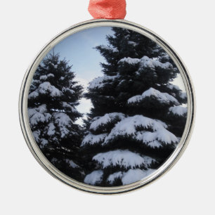 Snow-Covered Trees Ornament