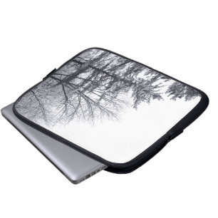 Snow-covered Trees: Vertical Laptop Sleeve