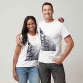 Snow-covered Trees: Vertical T-Shirt (Unisex)